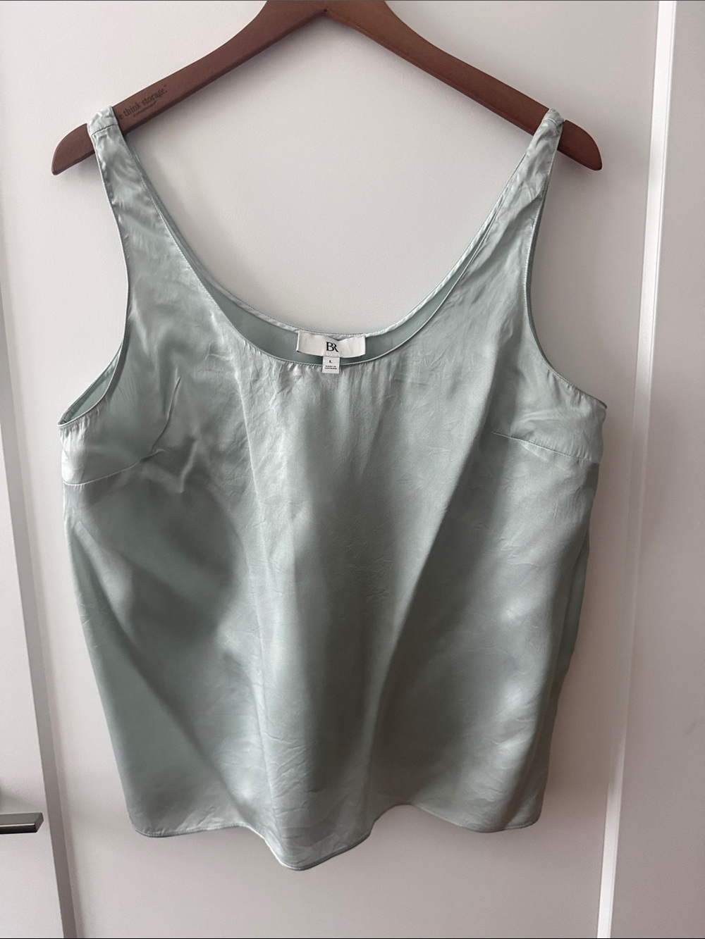 100% Silk Shell in Mint